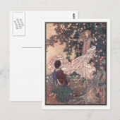 Der Garten des Paradieses von Edmund Dulac Postkarte (Vorne/Hinten)