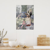 Der Garten des reichen Mannes von Charles Robinson Poster (Küche)