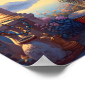 Der Garten des sanften Lichts Poster (Ecke)