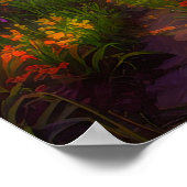 Der Garten des Sofas Poster (Ecke)