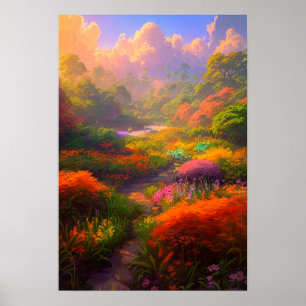 Der Garten des Sofas Poster