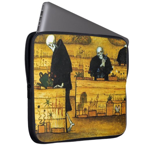 Der Garten des Todes durch Hugo Simberg 1896 Laptopschutzhülle (Vorne Rechts)