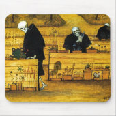 Der Garten des Todes durch Hugo Simberg 1896 Mousepad (Vorne)