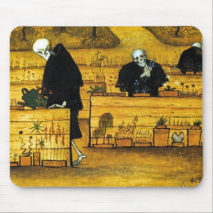 Der Garten des Todes durch Hugo Simberg 1896 Mousepad