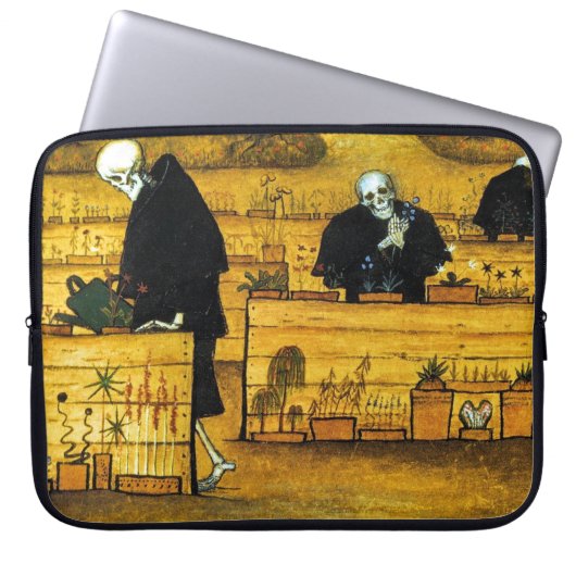 Der Garten des Todes von Hugo Simberg 1896 Laptopschutzhülle (Vorderseite)
