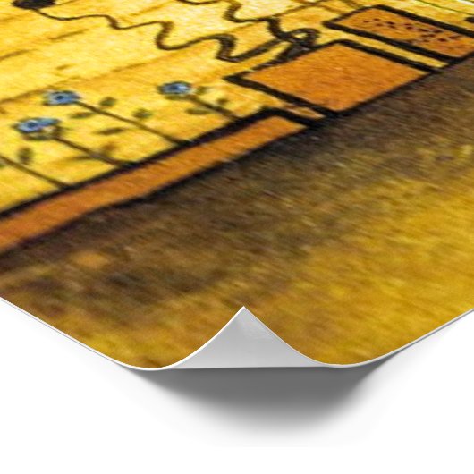 Der Garten des Todes von Hugo Simberg 1896 Poster (Ecke)