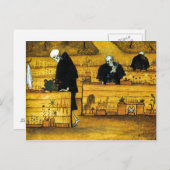 Der Garten des Todes von Hugo Simberg 1896 Postkarte (Vorne/Hinten)