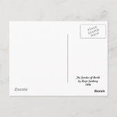 Der Garten des Todes von Hugo Simberg 1896 Postkarte (Rückseite)