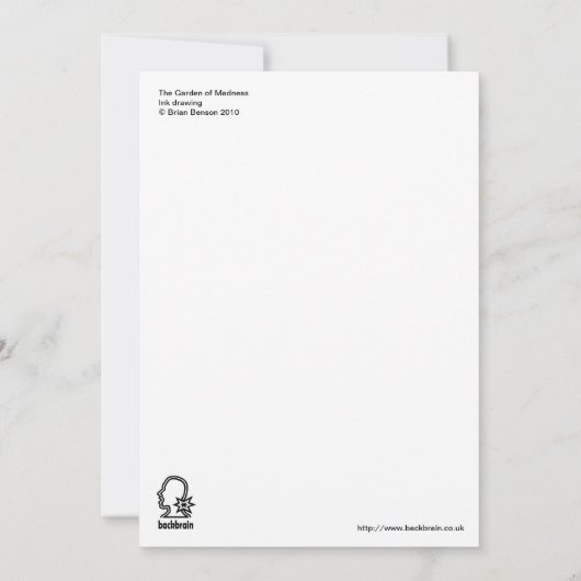 Der Garten des Wahnsinns von Brian Benson (Rückseite)