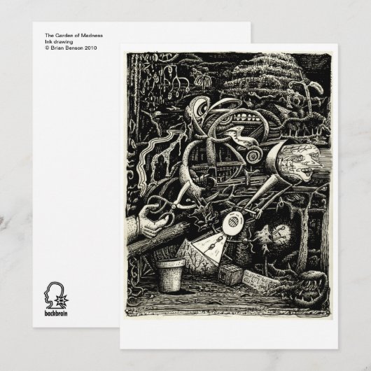 Der Garten des Wahnsinns von Brian Benson (Vorne/Hinten)