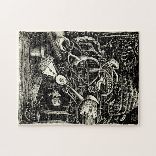 Der Garten des Wahnsinns, von Brian Benson Puzzle (Horizontal)