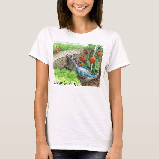 Der Garten-Drache T-Shirt (Vorderseite)