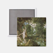 Der Garten Eden mit dem Fall des Menschen, c.1615 Magnet (Vorderseite/Rückseite)