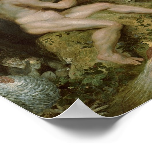 Der Garten Eden mit dem Fall des Menschen, c.1615 Poster (Ecke)