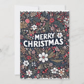 der Garten Feiertagskarte (Vorderseite)