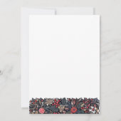 der Garten Feiertagskarte (Rückseite)