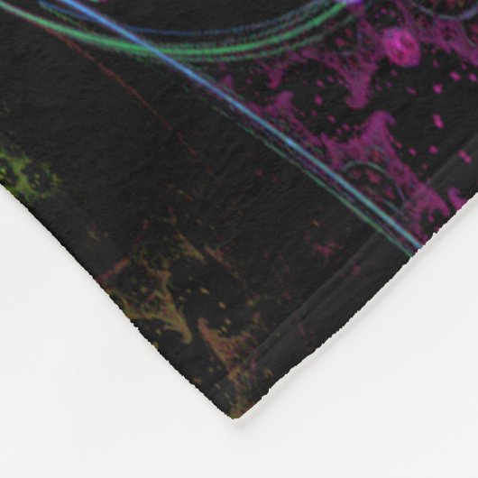 Der Garten-FleeceThrow der Krake Fleecedecke (Ecke)