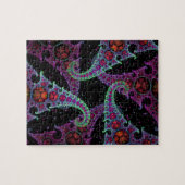 Der Garten-Fraktal-Kunst der Krake Puzzle (Horizontal)