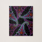 Der Garten-Fraktal-Kunst der Krake Puzzle (Vertikal)