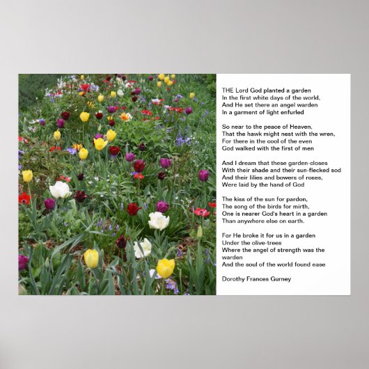 Der Garten Gottes Poster (Vorne)