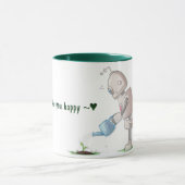 Der Garten-Hobby wenigen Roboters Tasse (Zentrum)