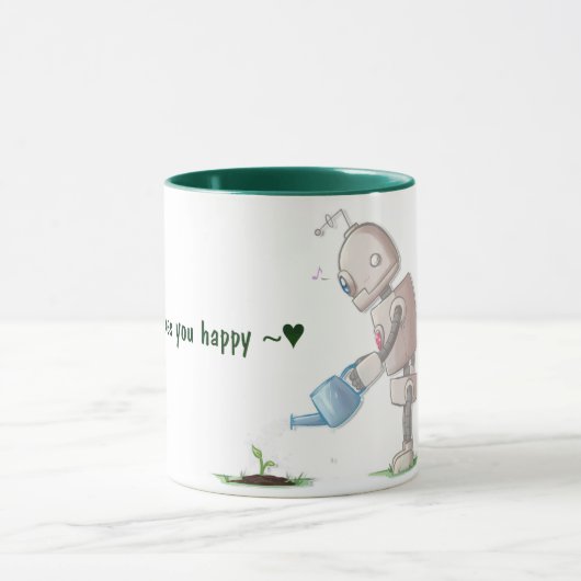 Der Garten-Hobby wenigen Roboters Tasse (Zentrum)