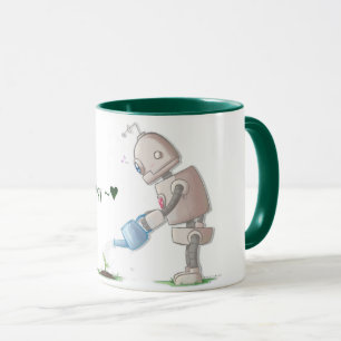 Der Garten-Hobby wenigen Roboters Tasse
