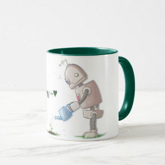 Der Garten-Hobby wenigen Roboters Tasse