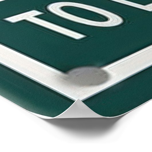 Der Garten, in den ich gehe Poster (Ecke)