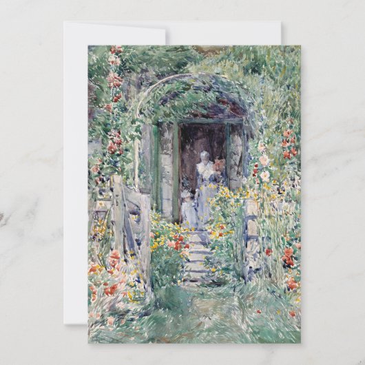 Der Garten in seiner Herrlichkeit | Childe Hassam (Vorderseite)