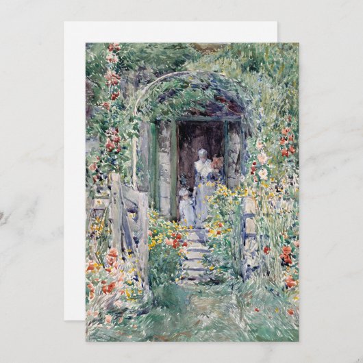 Der Garten in seiner Herrlichkeit | Childe Hassam (Vorne/Hinten)