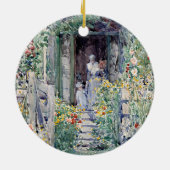 Der Garten in seiner Herrlichkeit | Childe Hassam Keramik Ornament (Hinten)