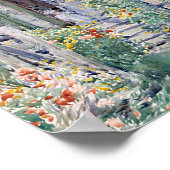 Der Garten in seiner Herrlichkeit | Childe Hassam Poster (Ecke)