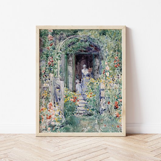 Der Garten in seiner Herrlichkeit | Childe Hassam Poster