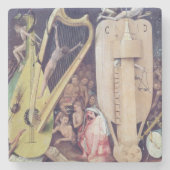 Der Garten irdischer Freuden 2 Steinuntersetzer (Vorderseite)