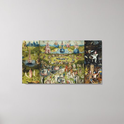 Der Garten Irdischer Freuden Hieronymus Bosch Leinwanddruck (Vorderseite)