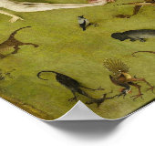 Der Garten Irdischer Freuden Hieronymus Bosch Poster (Ecke)