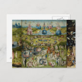Der Garten Irdischer Freuden Hieronymus Bosch Postkarte (Vorne/Hinten)
