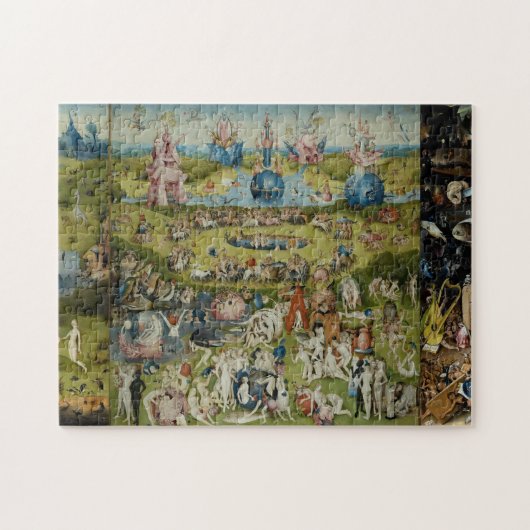 Der Garten Irdischer Freuden Hieronymus Bosch Puzzle (Horizontal)