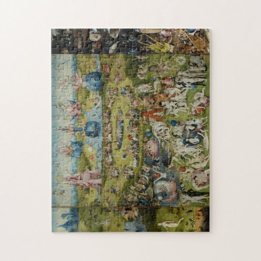 Der Garten Irdischer Freuden Hieronymus Bosch Puzzle (Vertikal)