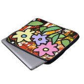 der Garten Laptopschutzhülle (Vorne Knopf)