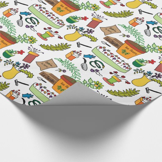 Der Garten (Le Jardin) Geschenkpapier (Ecke)