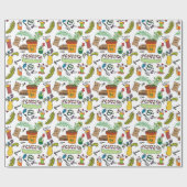 Der Garten (Le Jardin) Geschenkpapier (Flach)