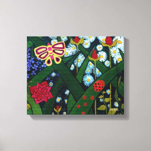 Der Garten Leinwanddruck (Vorderseite)