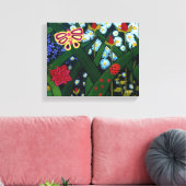 Der Garten Leinwanddruck (Insitu (Wohnzimmer))