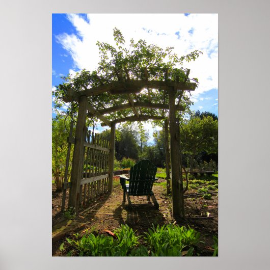 Der Garten Poster (Vorne)