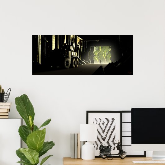 Der Garten Poster (Heimbüro)