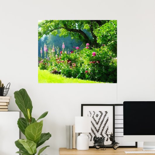 Der Garten Poster (Heimbüro)