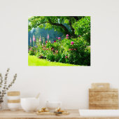 Der Garten Poster (Küche)