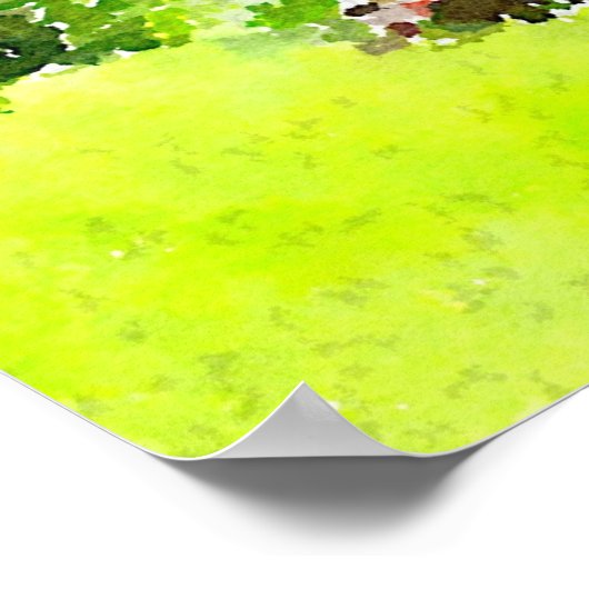 Der Garten Poster (Ecke)